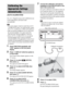 Page 8888GB
D.C.A.C. (Digital Cinema Auto Calibration) can 
set the appropriate surround sound 
automatically.
Note• The system outputs a loud test sound when [AUTO 
CALIBRATION] starts. You cannot turn the volume 
down. Give consideration to children and neighbours.
• Make sure that the headphones are not connected to 
the surround amplifier. You cannot operate the 
following steps with the headphones connected.
• Before [AUTO CALIBRATION], be sure that the 
surround amplifier turns on and you install the...