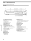 Page 6464
Additional Information
Index to Parts and Controls
Refer to the pages indicated in parentheses for details.
Front Panel
1?/1 (POWER) switch and indicator (18)
Turns on and off the power of the system.
2Disc tray (18)
Place a disc on the tray.
3g remote sensor (7)
Accepts the remote control signals.
4AOPEN/CLOSE button (18)
Opens or closes the disc tray.
5FUNCTION button (53, 54)
Selects the component you want to use.
6./>PREV/NEXT/PRESET +/Ð button
./>PREV/NEXT : Press to go to the next
chapter or...