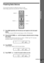 Page 29Getting Started
29
Presetting Radio Stations
You can preset 20 stations for FM and 10 stations for AM.
Before tuning, make sure to turn down the volume to minimum.
1Press BAND repeatedly until the band you want appears on the front panel
display.
Every time you press BAND, the band changes to AM or FM alternately.
2Press and hold TUNING + or Ð until the frequency indication starts to change,
then release.
Scanning stops when the system tunes in a station. ÒTUNEDÓ and ÒSTÓ (for stereo
programme) appear on...