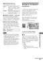 Page 6767
Settings and Adjustments
No priority given.
Priority given.
xPAUSE MODE (DVD only)
Selects the picture in pause mode.
AUTO
FRAME
xPARENTAL CONTROL t (DVD only)
Sets a password and playback limitation
level for DVDs with playback limitation for
children. For details, see ÒLimiting playback
for children (Parental Control)Ó (page 54).
xTRACK SELECTION (DVD only)
Gives the sound track having the highest
number of channels priority when you play
a DVD on which multiple audio formats
(PCM, MPEG audio, DTS,...