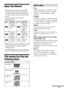 Page 77GB
DAV-S550 4-241-065-12(1)
About this Manual
•The instructions in this manual describe
the controls on the remote. You can also
use the controls on the system if they have
the same or similar names as those on the
remote.
•The icons used in this manual are
explained below:
•In this manual, the European model is used
for illustration and on-screen display
(OSD) purposes.
*MP3 (MPEG1 Audio Layer 3) is a standard format
defined by ISO/MPEG which compress audio data.
This system Can Play the
Following...