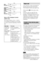 Page 88GB
DAV-S550 4-241-065-12(1)
Note on PBC (Playback Control)
(VIDEO CDs)
This system conforms to Ver. 1.1 and Ver.
2.0 of VIDEO CD standards. You can enjoy
two kinds of playback depending on the disc
type.
Disc type
VIDEO CDs
without PBC
functions
(Ver. 1.1 discs)
VIDEO CDs
with PBC
functions
(Ver. 2.0 discs)
Region code
Your system has a region code printed on
the back of the unit and will only play
DVDs labelled with the same region code.
DVDs labelled 
ALL will also play on this
system.
If you try to...