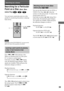 Page 3939
Searching for a Scene
Searching for a Scene
H
t
t
Watching frame by frame (Slow-
motion play) 
 
You can use this function only for DVDs or
VIDEO CDs. Press 
 or  when the
system is in the pause mode. To return to the
normal speed, press H.
Each time you press 
 or  during Slow-
motion play, the playback speed changes.
Two speeds are available. With each press
the indication changes as follows:
Playback direction
SLOW 2
 y SLOW 1
Opposite direction (DVD only)
SLOW 2
 y SLOW 1
The SLOW 2/SLOW 2...