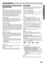 Page 17PREPARATION
17
Before Operation  
Mini Glossary for Audio Stream & 
Surround mode
DTS
Allows you to enjoy 5.1(or 6) discrete channels of high quality
digital audio from DTS program sources such as discs, DVD
and compact discs, etc.bearing the trademark. DTS Digital
Surround delivers up to 6 channels of transparent audio(which
means identical to the original masters) and results in excep-
tional clarity throughout a true 360 degree sound field.
“DTS” is a trademark of Digital Treater Systems, Inc....