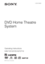 Page 1©2010 Sony Corporation4-165-491-13(1)
DVD Home Theatre 
System
Operating Instructions
DAV-TZ210/TZ510/TZ710
 