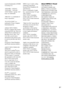 Page 33GB
registered trademarks of HDMI 
Licensing LLC.
“DVD-RW,” “DVD-R,” 
“DVD+RW,” “DVD+R,” 
“DVD VIDEO,” and the “CD” 
logos are trademarks.
“BRAVIA” is a trademark of 
Sony Corporation.
“PLAYSTATION” is a 
trademark of Sony Computer 
Entertainment Inc.
ABOUT DIVX VIDEO:
DivX
® is a digital video format 
created by DivX, Inc. This is an 
official DivX Certified device 
that plays DivX video. Visit 
www.divx.com for more 
information and software tools 
to convert your files into DivX 
video. 
(Except for...