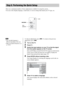 Page 3030GB
There are a minimum number of basic adjustments available for using the system.
You can set the display language, sound track, or screen settings that match your TV type, etc. 
Step 6: Performing the Quick Setup
"/1
./>
X/x
ENTER
 The selectable language is 
different depending on the area. 
 Make sure that the function is set 
to “DVD.”
NoteTo skip an adjustment, press >. To return to the previous 
adjustment, press ..
1Turn on the TV.
2Press [/1.
3Switch the input selector on your TV so that...