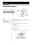 Page 3636GB
Basic Operations
Playing Discs
      
"/1
FUNCTION N"/1
Disc tray
FUNCTION
x
HX ./>
MUTING
VOLUME +/– Z
ALBUM –/+
/VOLUME −/+ x
 Do not forcibly press the disc tray 
closed with your finger, as this 
may cause malfunction.
 Do not place more than one disc on 
the tray.
NoteDepending on the DVD VIDEO or VIDEO CD, some operations 
may be different or restricted.
Refer to the operation details supplied with your disc.
1Turn on your TV.
2Switch the input selector on the TV to this system....