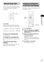 Page 79Other Operations
79GB
You can set the system to turn off at a preset 
time, so you can fall asleep listening to music. 
You can preset the time in 10 minutes 
decrements.
Press SLEEP.
Each time you press this button, the minutes 
display (the remaining time) changes as follows:
To check the remaining time
Press SLEEP once.
To change the remaining time
Press SLEEP repeatedly to select the desired 
time.
To cancel the Sleep Timer 
function
Press SLEEP repeatedly until “SLEEP  OFF” 
appears in the front...