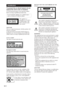 Page 22GB
  WARNING
To prevent fire or shock hazard, do not
expose the unit to rain or moisture.
To avoid electrical shock, do not open the cabinet.
Refer servicing to qualified personnel only.
Do not install the appliance in a confined space,
such as a bookcase or built-in cabinet.
This appliance is
classified as a CLASS 1
LASER product. This
label is located on the
rear exterior.
CAUTIONThe use of optical instruments with this product will
increase eye hazard.
As the laser beam used in this CD/DVD player is...