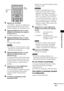 Page 20397FR
Configuration avancée
3Appuyez sur GUI MENU.
« GUI MENU » apparaît sur l’affichage du 
panneau frontal du caisson de graves et le 
menu GUI apparaît sur l’écran du téléviseur.
4Appuyez plusieurs fois sur X/x pour 
sélectionner [Settings], puis appuyez 
sur   ou sur 
c.
Le menu des paramètres s’affiche.
5Appuyez plusieurs fois sur X/x pour 
sélectionner [S-AIR], puis appuyez sur 
.
Le menu S-AIR s’affiche.
 Si l’émetteur S-AIR (non fourni) n’est pas 
inséré dans le caisson de graves, [S-AIR] 
ne peut...