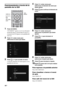 Page 26444ES
Funcionamiento a través de la 
pantalla de la GUI
1Pulse GUI MENU.
“GUI MENU” aparece en el visor del panel 
frontal del altavoz potenciador de graves y 
el menú de la GUI aparece en la pantalla del 
televisor.
2Pulse X/x varias veces para 
seleccionar el menú que desee.
3Pulse  o c para acceder al menú.
La lista de elementos de menú aparece en la 
pantalla del televisor.
4Pulse X/x varias veces para 
seleccionar el elemento de menú que 
desee ajustar.
5Pulse   para confirmar el elemento de 
menú....