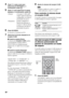 Page 31696ES
4Pulse X/x varias veces para 
seleccionar [S-AIR Mode] y, a 
continuación, pulse  .
5Pulse X/x para seleccionar el ajuste 
deseado y, a continuación, pulse  .
 [Party]: el receptor S-AIR emite 
sonido según las funciones 
configuradas en el altavoz 
potenciador de graves.
 [Separate]: permite configurar la 
función deseada para el 
receptor S-AIR sin alterar 
las funciones del altavoz 
potenciador de graves.
6Pulse GUI MENU.
Se desactiva el menú de la GUI.
7Seleccione la función deseada en el...