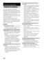 Page 326106ES
Si le surge cualquiera de las siguientes 
dificultades mientras emplea el sistema, utilice 
esta guía de solución de problemas para resolver 
el problema antes de solicitar asistencia técnica. 
Si el problema persiste, consulte con el 
distribuidor Sony más próximo. Cuando envíe el 
sistema para su reparación, asegúrese de enviar 
todos sus componentes.
Al instalar la unidad secundaria S-AIR 
(opcional), en caso de tener problemas con la 
función S-AIR, pida a un distribuidor Sony que 
compruebe...