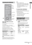 Page 2525GB
Getting Started
Press AMP MENU, then press 
AU TO CA L.
You can also select “A.CAL YES” in the  
A. CAL menu.
The following appears on the display.
A.CAL [5] t A.CAL [4] t A.CAL [3] t 
A.CAL [2] t A.CAL [1]
The measurement process will take 
approximately 30 seconds to complete.
The table below shows the display when 
measurement starts.
Note
You cannot measure the speaker height of the 
surround speakers. Set this value using “SUR POS.” 
parameters in the SYSTEM menu (page 35).
Tip
When Auto...