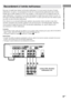 Page 459FR
Raccordement des appareilsRaccordement à l’entrée multicanaux
Bien que cet ampli-tuner intègre un décodeur multicanaux, il est aussi pourvu de prises d’entrée
multicanaux. Ces prises vous permettent d’écouter des enregistrements multicanaux dans d’autres
formats que le Dolby Digital et le DTS. Par exemple, si votre lecteur DVD est équipé de prises de
sortie multicanaux, vous pourrez le raccorder directement à l’ampli-tuner pour écouter le son de vos
DVD par le décodeur multicanaux de votre lecteur...