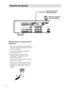 Page 786ES
Conexión de antenas
Notas sobre la conexión de
antenas
•Para evitar la captación de ruido, mantenga la
antena de cuadro de AM alejada del receptor y
de otros componentes.
•Cerciórese de extender completamente la
antena monofilar de FM.
•Después de haber conectado la antena
monofilar de FM, manténgala lo más
horizontalmente posible.
•No utilice el terminal U SIGNAL GND para
poner a tierra el receptor.
•Cuando conecte la antena cerrada de AM
suministrada, conecte el cable negro (B) al
terminal U, y el...