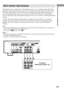 Page 99GB
Hooking Up the ComponentsMulti channel input hookups
Although this receiver incorporates a multi channel decoder, it is also equipped with multi channel
input jacks. These connections allow you to enjoy multi channel software encoded in formats other
than Dolby Digital and DTS. If your DVD player is equipped with multi channel output jacks, you
can connect them directly to the receiver to enjoy the sound of the DVD player’s multi channel
decoder. Alternatively, the multi channel input jacks can be...