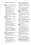 Page 10028ES
No hay sonido a través de uno de los altavoces
delanteros.
•Conecte unos auriculares a la toma PHONES
para comprobar si sale sonido a través de ellos
(consulte la página 18).
Si solamente sale un canal a través de los
auriculares, es posible que el componente no esté
conectado correctamente al receptor.
Compruebe si todos los cables están
correctamente insertados en las tomas del
receptor y del componente.
Si a través de los auriculares salen ambos
canales, es posible que los altavoces delanteros
no...