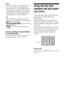 Page 4242GB
Notes
 The effects provided by the virtual speakers may 
cause increased noise in the playback signal. 
 When listening with sound fields that employ the 
virtual speakers, you will not be able to hear any 
sound coming directly from the surround speakers.
 This function does not work for signals with a 
sampling frequency of more than 48 kHz.
Tip
You can identify the encoding format of DVD 
software, etc., by looking at the logo on the package.
  : Dolby Digital discs
    : Dolby Surround...