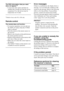 Page 5656GB
The RDS information that you want 
does not appear.a)
 Contact the radio station and find out 
whether they actually provide the service 
in question. If so, the service may be 
temporarily out of order.
a)Models of area code CEL, CEK only.
Remote control
The remote does not function.
 For receiver operation, you can only use 
the DISPLAY button when the TUNER 
input is selected.
 Point the remote at the remote sensor on 
the receiver.
 Remove any obstacles in the path between 
the remote and...