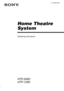 Page 1 model name1[HTP-2000]
model name2[HTP-1200] lename[E:\SEM_Janet\Revision_HTP-
200\J9040000_2103636121HTP1200CEL\2103636121\GB01COV_HTP-1200-CEL.fm]masterpage:Right
©2004 Sony Corporation2-103-636-12(1)
Home Theatre 
System
Operating Instructions
HTP-2000
HTP-1200
GB01COV_HTP-1200-CEL.book  Page 1  Thursday, September 23, 2004  6:22 PM
 