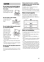 Page 55GB
Do not place any heated objects 
such as a hot pan or a kettle on 
the stand. 
A top glass panel may break 
and cause injury. Or, it may 
cause damage to the stand.
Do not step on the stand.
You may fall, or break 
the glass and cause 
injury.
Do not subject the top glass panel 
to excessive shock.
This stand uses glass 
with an anti-scatter 
film, but care should 
still be taken. If the 
glass breaks, glass 
fragments could cause 
injury, so observe the 
precautions below.
 Do not hit the glass or...