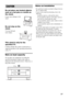 Page 55GB
Do not place any heated objects 
such as a hot pan or a kettle on 
the stand. 
It may cause damage to the 
stand.
Do not step on the 
stand.
You may fall and 
cause injury.
This stand is only for the 
specified TV.
Confirm whether this stand is mentioned as a 
supported product in the operating instructions 
of the TV.
Note on load capacity
Do not place any equipment exceeding the 
specified maximum weight on the stand, as 
indicated in the illustration below. Otherwise, it 
may fall or break.
Notes...