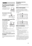 Page 55GB
Do not place any heated objects 
such as a hot pan or a kettle on 
the stand. 
A top glass panel may break 
and cause injury. Or, it may 
cause damage to the stand.
Do not step on the stand.
You may fall, or 
break the glass and 
cause injury.
Do not subject the top glass panel 
to excessive shock.
This stand uses glass 
with an anti-scatter 
film, but care should 
still be taken. If the 
glass breaks, glass 
fragments could cause 
injury, so observe the 
precautions below.
 Do not hit the glass or...