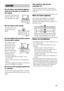 Page 55GB
Do not place any heated objects 
such as a hot pan or a kettle on 
the stand. 
A top glass panel may break 
and cause injury. Or, it may 
cause damage to the stand.
Do not step on the stand.
You may fall, or break 
the glass and cause 
injury.
Do not subject the top glass panel 
to excessive shock.
This stand uses glass 
with an anti-scatter 
film, but care should 
still be taken. If the 
glass breaks, glass 
fragments could cause 
injury, so observe the 
precautions below.
 Do not hit the glass or...