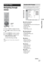 Page 37Using the TV Menu
37 GB
Navigating through 
menus
1Press TV MENU to display the menu.
2Press M/m to select a menu icon, press 
,.
3Press 