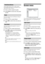 Page 4040 GB
Adjusts higher-pitched sounds (Treble), adjusts 
lower-pitched sounds (Bass), and emphasizes left or 
right speaker balance (Balance).
1Press  (OK) to select the option.
2Press 