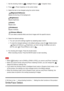 Page 1101.  Set  the shooting mode  to  (Intelligent Auto) or  (Superior Auto ).
2.  Press  (Photo Creativity) on the control  wheel.
3 .  Select the item to be changed using the control  wheel.
(Bkground Defocus ):
Adjusts the blurring of the background.
(Brightness):
Adjusts brightness.
(Color):
Adjusts color.
(Vividness):
Adjusts vividness.
( Picture  Effect ):
You can select a desired effect  and shoot  images with the specific texture.
4 .  Select the desired settings.
You can use some  settings  together...