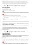 Page 116When shooting with high ISO sensitivity, the product reduces noise that becomes more
noticeable when the product sensitivity is high. A message may be displayed during noise
reduction processing; you cannot  shoot  another image until the message disappears.1.  MENU  → 
 (Camera Settings)  →  [High ISO NR] → desired setting.
Menu item details
Normal (default setting):
Activates high ISO noise reduction normally.
Low:
Activates high ISO noise reduction moderately. Select this to prioritize the timing of...