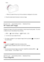 Page 72focus.
When you rotate the focus ring,  the focus distance is displayed on the screen.
4 .  Press the shutter button fully down to shoot  an image.
[61] How  to Use
Using shooting functionsAdjusting the focus
MF Assist (still image)
Enlarges  the image on the screen  automatically to make  manual focusing easier.  This works
in Manual Focus or Direct Manual Focus shooting. 1.  MENU  → 
 (Custom  Settings )  → [MF  Assist] → [On].
2 .  Turn the focus ring to adjust the focus.
The image is enlarged. You...