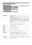 Page 2222 GB
Sound Adjustment menu
You can select the options listed below on the 
Sound menu. To select options in “Settings”, 
see “Navigating through menus” (page 19).
Sound EffectSelects the sound mode.
“Standard”: Enhances clarity, detail, and sound presence by using “BBE High definition 
Sound System.”
“Dynamic”: Intensifies clarity and sound presence for better intelligibility and musical realism 
by using the “BBE High definition Sound System.”
“BBE ViVA”: BBE ViVA Sound provides musically accurate...