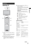 Page 1313
 GB
Watching TV
Watching TV1
Press 1 on the TV (top side) to switch on 
the TV.When the TV is in standby mode (the 1 (standby) 
indicator on the TV (front) is red), press "/1 on 
the remote to switch on the TV.
2
Press DIGITAL to switch to digital mode or 
ANALOG to switch to analogue mode.The channels available vary depending on the 
mode.
3
Press the number buttons or PROG +/- to 
select a TV channel.To select channel numbers 10 and above using the 
number buttons, enter the second and third...