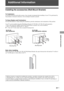 Page 3131 GB
Additional Information
Additional Information
Installing the accessories (Wall-Mount Bracket)
To Customers:For product protection and safety reasons, Sony strongly recommends that installing of your TV be performed by 
Sony dealers or licensed contractors. Do not attempt to install it yourself.
To Sony Dealers and Contractors:Provide full attention to safety during the installation, periodic maintenance and examination of this product.
Your TV can be installed using the Wall-Mount Bracket SU-WL50B...