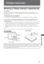 Page 3131 DK
Yderligere oplysninger
Yderligere oplysninger
Montering af tilbehør (beslag til vægmontering)
Til kunderne:
Af hensyn til produktets og den generelle sikkerhed anbefaler Sony på det kraftigste, at 
monteringen af tvet udføres af en Sony-forhandler eller en autoriseret installatør. Forsøg ikke at 
montere det selv.
Til Sony-forhandlere og installatører:
Vær opmærksom på sikkerheden under montering, vedligeholdelse og eftersyn af produktet.
Tvet kan monteres med beslaget til vægmontering SU-WL500...