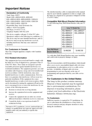 Page 5858 Important Notices
For Customers in Canada
This Class B digital apparatus complies with Canadian 
ICES-003.
FCC Related Information
This equipment has been tested and found to comply with 
the limits for a Class B digital device, pursuant to Part 15 
of the FCC Rules. These limits are designed to provide 
reasonable protection against harmful interference in a 
residential installation. This equipment generates, uses and 
can radiate radio frequency energy and, if not installed and 
used in accordance...