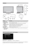 Page 14C:\Documents and Settings\All Users\Documentos\SONY TELES\00 
MARTA_DTP IMDB\EX2L\4136111141\4136111141\050OVR.fmmasterpage:Left
14 GB
KDL-52/46/40/37/32V5500
x-xxx-xxx-xx(x)
Operation Guide
Example: Press   or  RETURN (see 7 (page 12) or qk (page 13)).
The operation guide provides help on how to operate the TV using the remote, and is displayed at 
the bottom of the screen. Use the remote buttons shown on the operation guide.
Indicators
IndicatorDescription
1Light sensorDo not put anything over the...