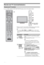 Page 10C:\Documents and Settings\All Users\Documentos\SONY TELES\00 
MARTA_DTP IMDB\EX2L\4136111141\4136111141\050OVR.fmmasterpage:Left
10 GB
KDL-52/46/40/37/32V5500
x-xxx-xxx-xx(x)
Remote and TV Controls/Indicators
In case of KDL-46/40/37/32W5720/5730/5740, please refer to the separate leaflet.
Remote and TV controls
Buttons on the TV will work the same as those on the remote.
* In the TV menu, these buttons will work as F/f/G/g/.
z
•The number 5, N, PROG + and AUDIO buttons on the remote 
have a tactile dot....