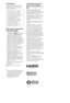 Page 182ES
IntroducciónGracias por elegir este producto Sony. 
Antes de utilizar el televisor, lea este 
manual atentamente y consérvelo para 
consultarlo en el futuro.
Nota sobre la función de 
Televisión digital
 Toda función relacionada con la 
Televisión digital ( ) sólo funcionará 
en los países o zonas donde se emitan 
señales digitales terrestres DVB-T 
(MPEG-2 y H.264/MPEG-4 AVC) o 
donde pueda acceder a un servicio de 
cable DVB-C (MPEG-2 y H.264/MPEG-
4 AVC) compatible. Compruebe con su 
distribuidor...