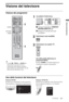 Page 557IT
Visione del televisore
Visione dei programmi
Uso delle funzioni del televisore
Pulsante HOME
Premere per visualizzare le varie opzioni di 
funzionamento e schermate di impostazione.Pulsante OPTIONS
Premere per visualizzare varie funzioni utili in 
base al segnale di ingresso o ai contenuti 
selezionati.
z
I tasti 5, N, PROG + e AUDIO del 
telecomando sono provvisti di un 
riferimento tattile (pallino sporgente). 
Questi pallini sono utili durante l’uso del 
televisore per individuare i tasti....