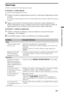 Page 99FR
Dépannage
Vérifiez si le témoin 1 (veille) clignote en rouge.
Si le témoin 1 (veille) clignote
La fonction d’auto-diagnostic est activée. 
1Comptez le nombre de clignotements du témoin 1 (veille) après chaque pause de deux 
secondes.
Par exemple, le témoin clignote trois fois, s’éteint pendant deux secondes et clignote de nouveau 
trois fois.
2Appuyez sur la touche 1 du téléviseur pour le mettre hors tension, débranchez le 
cordon d’alimentation secteur et signalez la façon dont le témoin clignote...