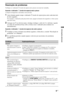 Page 959PT
Resolução de problemas
Verifique se o indicador 1 (modo de espera) está a piscar com uma luz vermelha.
Quando o indicador 1 (modo de espera) está a piscar
A função de diagnóstico automático está activada. 
1Anote durante quanto tempo o indicador 1 (modo de espera) pisca entre cada intervalo 
de dois segundos.
Por exemplo, o indicador pode piscar três vezes, apagar-se durante dois segundos e voltar a picar 
mais três vezes.
2Carregue em 1 no televisor para o desligar, desligue o cabo de CA e informe o...