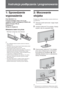 Page 1104 PL
Instrukcja podłączania i programowania
1: Sprawdzenie 
wyposażenia
Pilot RM-ED017 (1)
Przewód zasilający (typu C-6) (1) (za 
wyjątkiem modeli o przekątnej 37/32/26 cali)
Bateria AA (typu R6) (2)
Podstawa (1)
Wkręty do stojaka (4)
Wkładanie baterii do pilota
~ 
•Przy wkáadaniu baterii do pilota zachowaü wáaciw 
biegunowoü.
• Nie nale*y u*ywaü ró*nych typów baterii jednoczenie 
ani áczyü starych baterii z nowymi.
•Zu*yte baterie nale*y utylizowaü w sposób 
nieszkodliwy dla rodowiska...