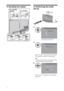 Page 6
6 GB
5: Bundling the cables6: Performing the initial 
set-up
KDL-46V4000/
40V4000KDL-32V4000
3
(Australian model only)
4
Select “Home” (Home mode) for the best 
TV settings to use the TV in the home.
~
 For New Zealand model, the illustration may 
differ from that of the actual display.
5
Select “Yes” to enable the system update 
(page 35).
 