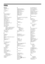 Page 40
40 GB
Index
Numerics
1 Digit Direct 29
14:9 14
4:3 Default 25
4:3
 14
A
Advanced Settings 22
Aerial, connecting
 4
AFT 30
All Reset 27
Analogue Set-up menu
 29
Analogue Text 14
Audio Filter 30
Audio Language
 32
Audio Type 32
Auto Adjustment 28
Auto Clock Set
 15, 19, 35
Auto Format 25
Auto S Video 26
Auto Start-up
 26
Auto Tuning analogue and digital channels
 6
analogue channels only
 29
digital channels only 31
Auto Volume 23
AV Preset
 26
AV2 Output 27
B
Backlight 21
Balance 23
Bass
 23
Batteries,...