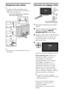 Page 66FR
Rangement des câbles
~
Un support de câble est disponible pour les 
modèles de la série HX700. Pour rassembler les 
câbles, suivez les étapes 2 à 4.
~
Ne rangez pas le cordon d’alimentation avec les 
autres câbles.
Exécution du réglage initial
1Raccordez le téléviseur à votre prise 
secteur.
2Pour les modèles de la série HX700, 
vérifiez si le réglage ENERGY 
SAVING SWITCH est activé (
z).
3Appuyez sur la touche 1 du téléviseur.
La première fois que vous mettez sous 
tension le téléviseur, le menu...